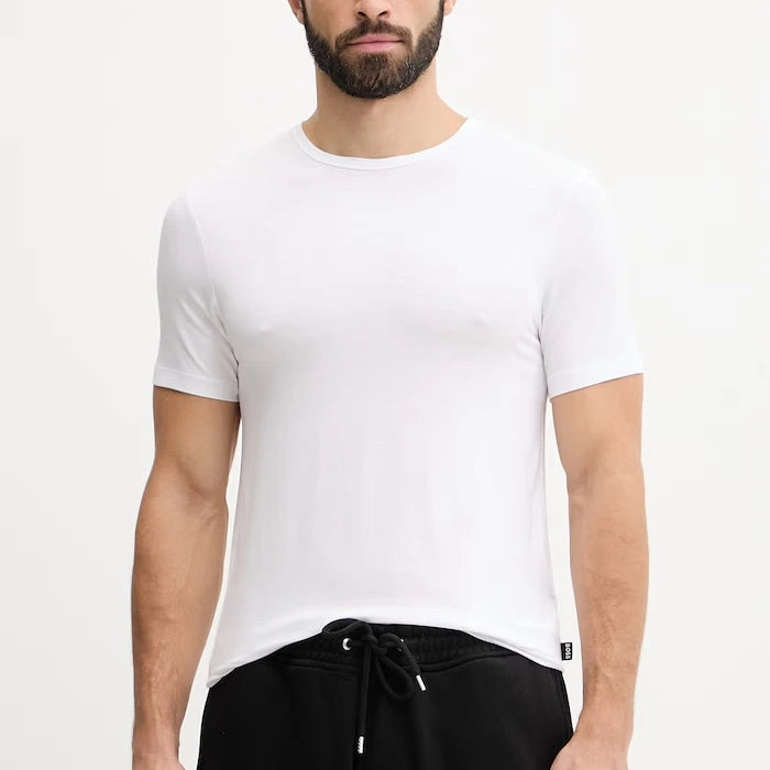 BOSS тениска мъжка с вискоза TShirt RN 3P Bamboo 3 броя