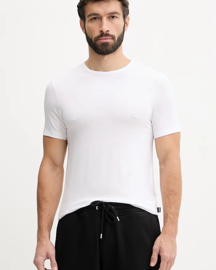 BOSS Erkek Viskoz Tişört TShirt RN 3P Bamboo 3'lü