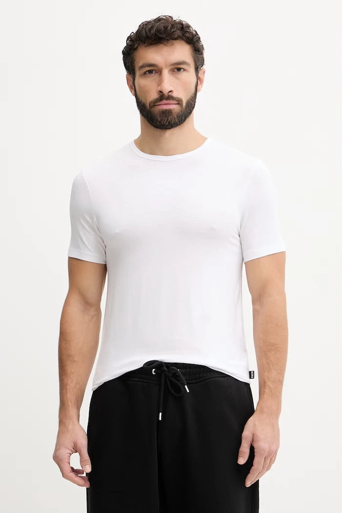 BOSS тениска мъжка с вискоза TShirt RN 3P Bamboo 3 броя