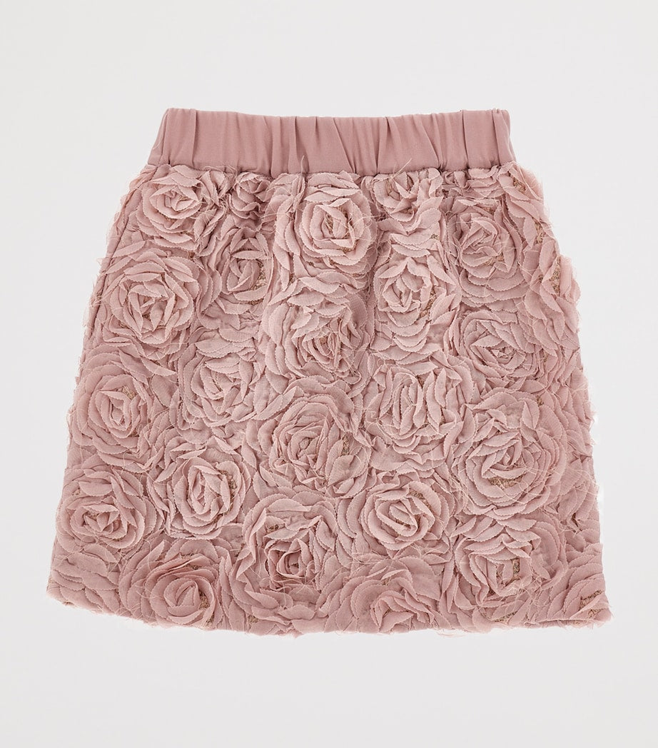 Monnalisa Tulle Flower Skirt (2-16 Years)