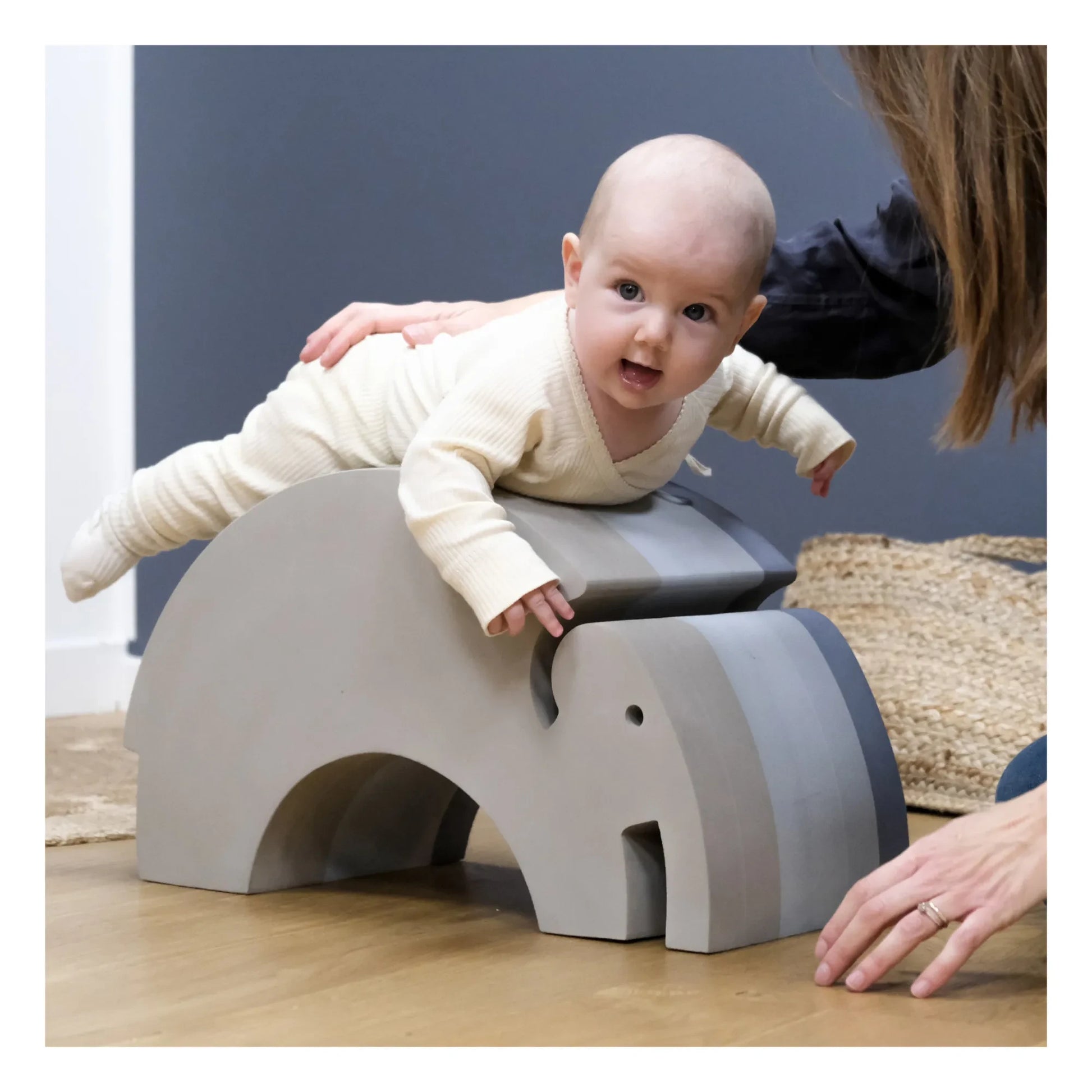 BObles - Elephant EVA Tumbling Furniture | Blue
