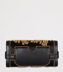 Balmain Black Leather B-Buzz 23 Clutch Bag