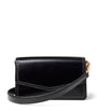 Black Leather Eliza Clutch Bag