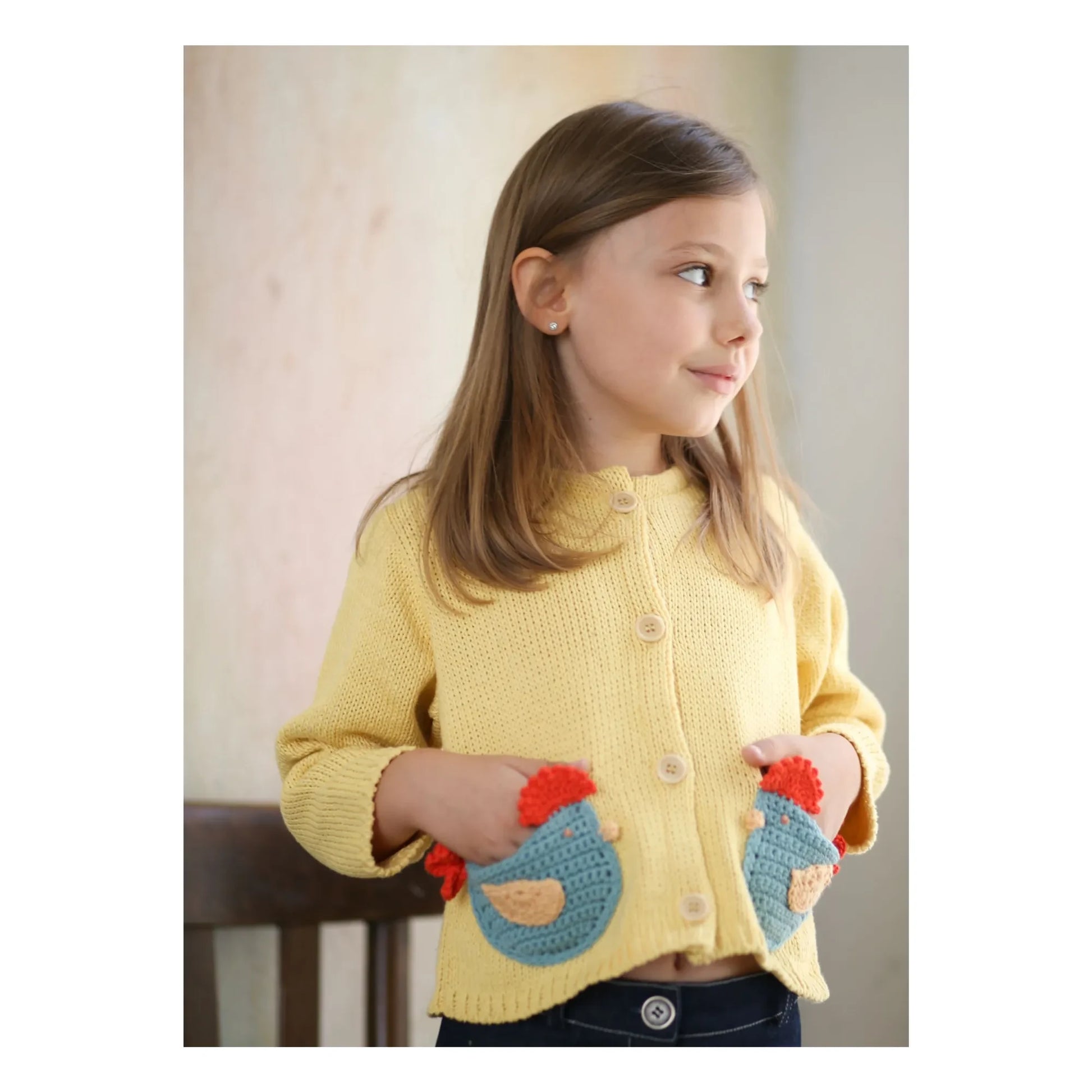 Kalinka - Arda cardigan  | Yellow