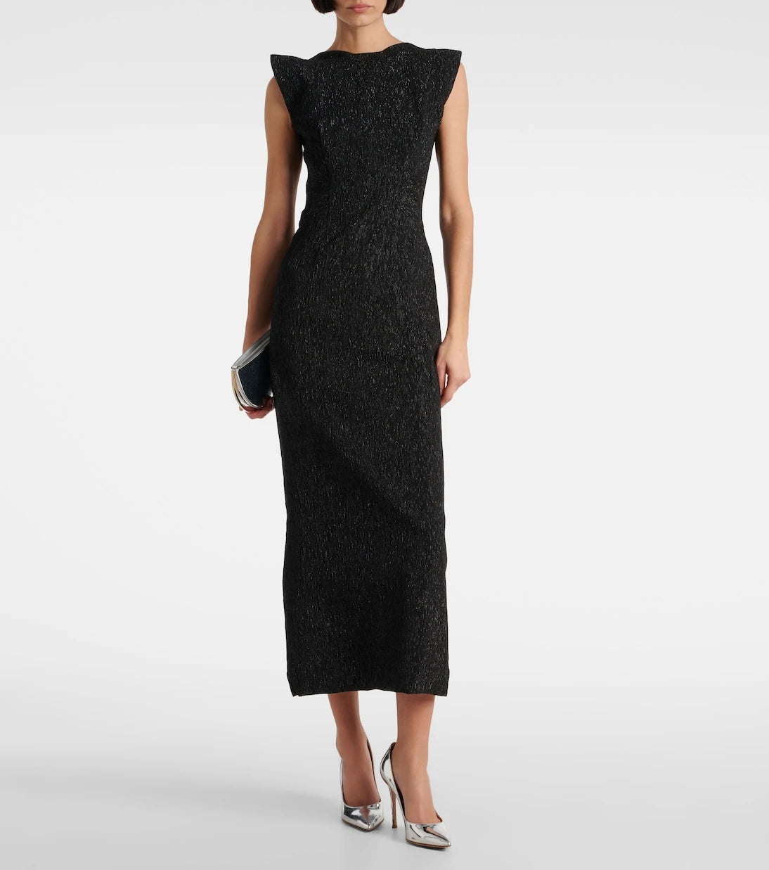 Maticevski - Singular open-back lamé cocktail dress