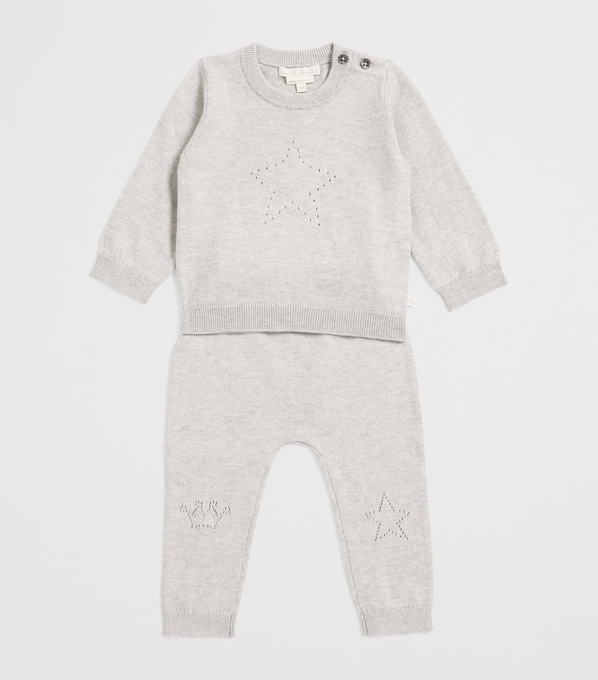 Marie-Chantal Star Sweater and Sweatpants Set (3-24 Months)