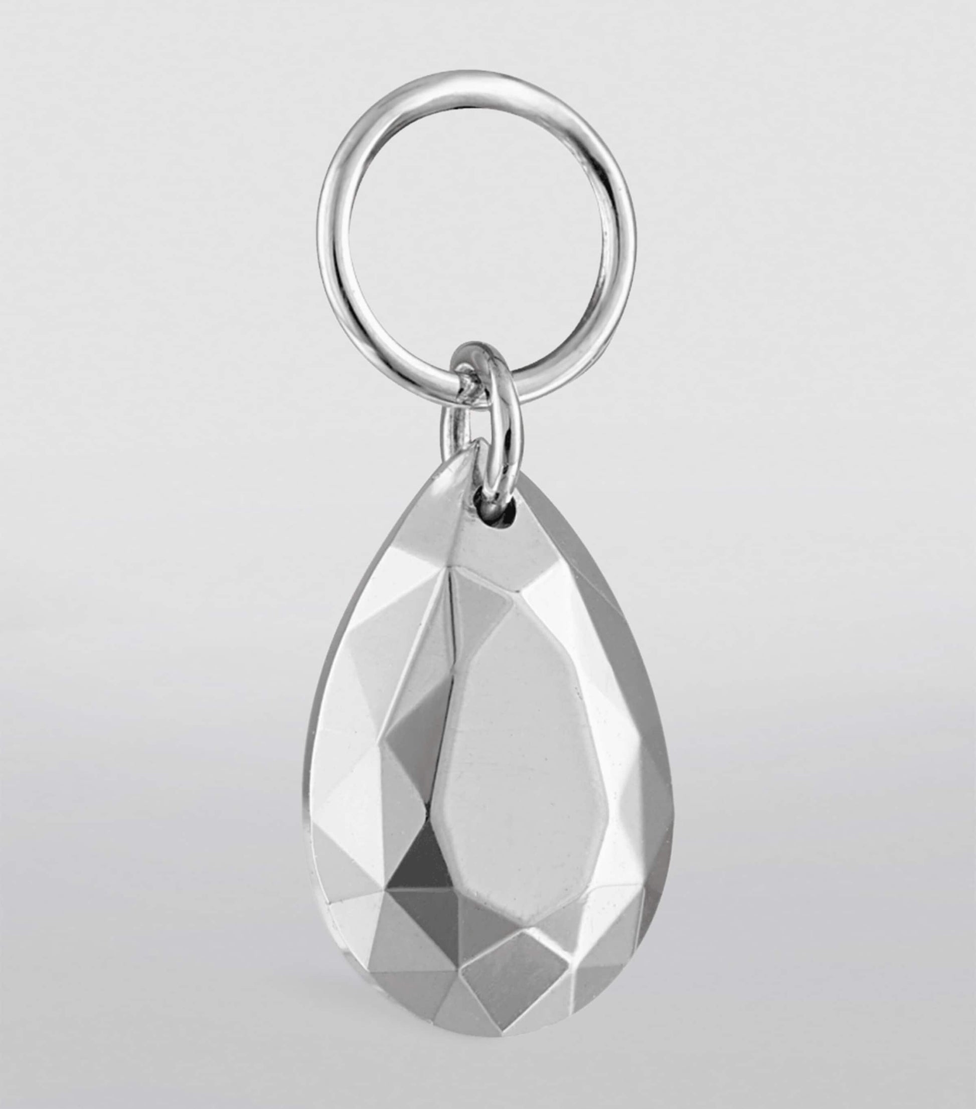 Faceted Pear Single Charm (6.5mm)