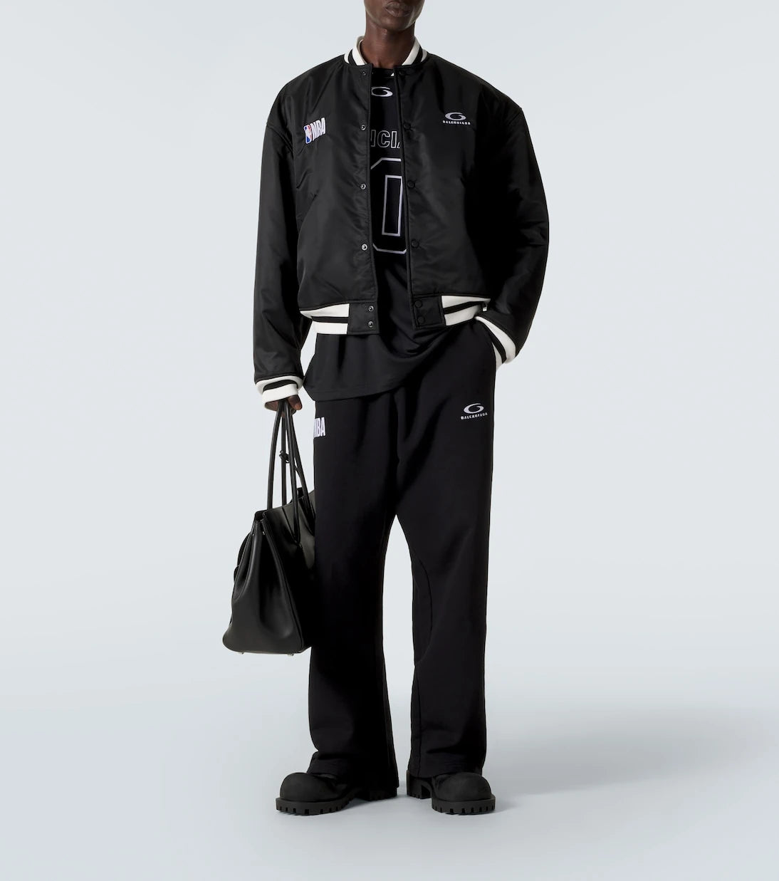 Balenciaga - x NBA logo jarse tişört