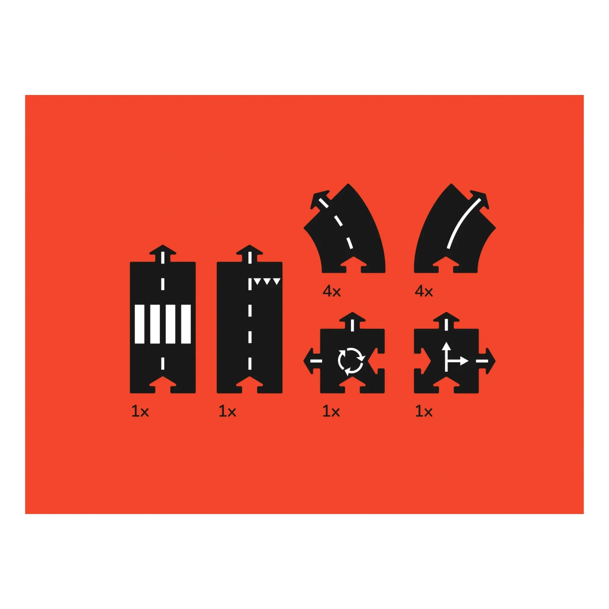 Waytoplay - Ringroad Circuit - 12 pieces