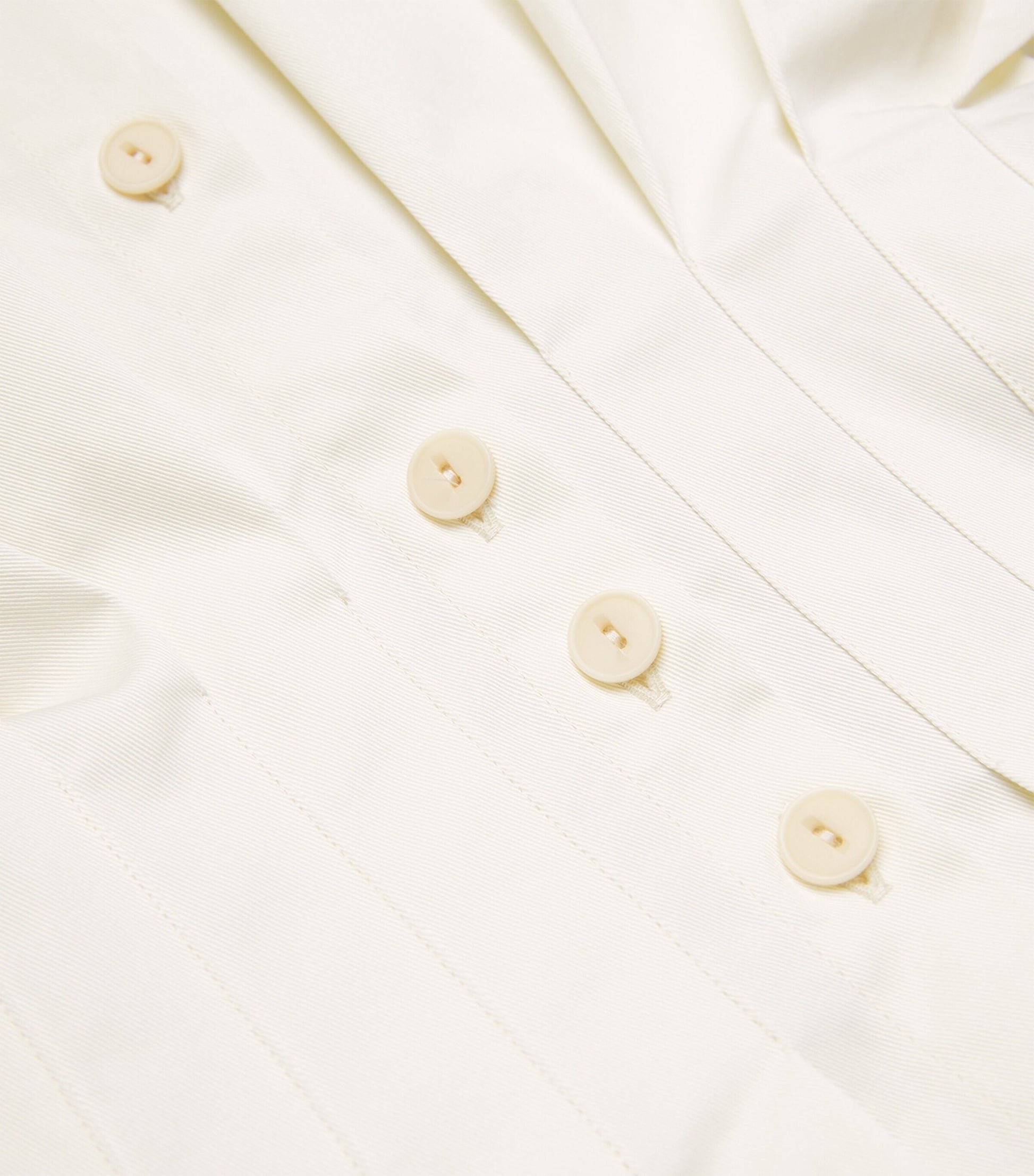 Palmer//Harding Ivory Stretch-Cotton Courage Mini Dress