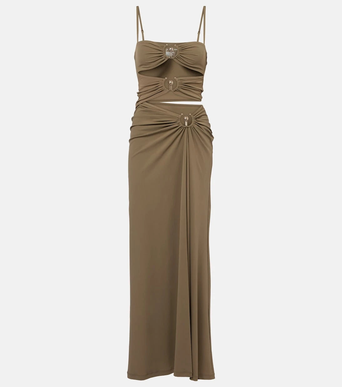 Christopher Esber - Orbit ruched maxi dress