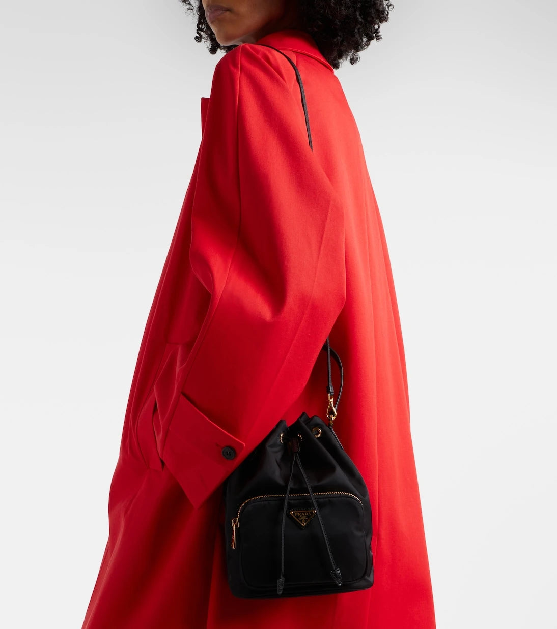 Prada - Prada Duet Small Re-Nylon bucket bag