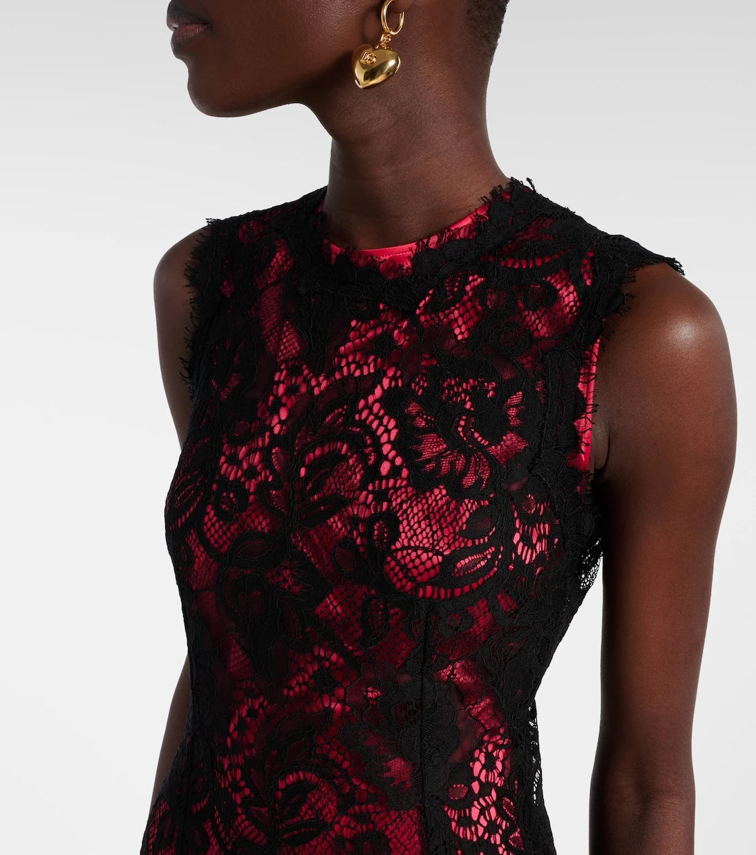 Dolce&Gabbana - Cotton-blend lace midi dress
