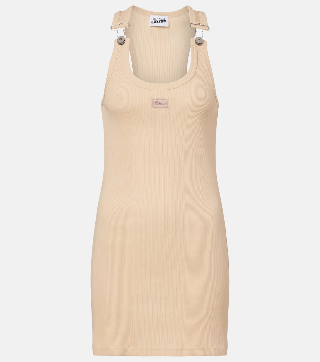 Jean Paul Gaultier - Ribbed-knit cotton minidress