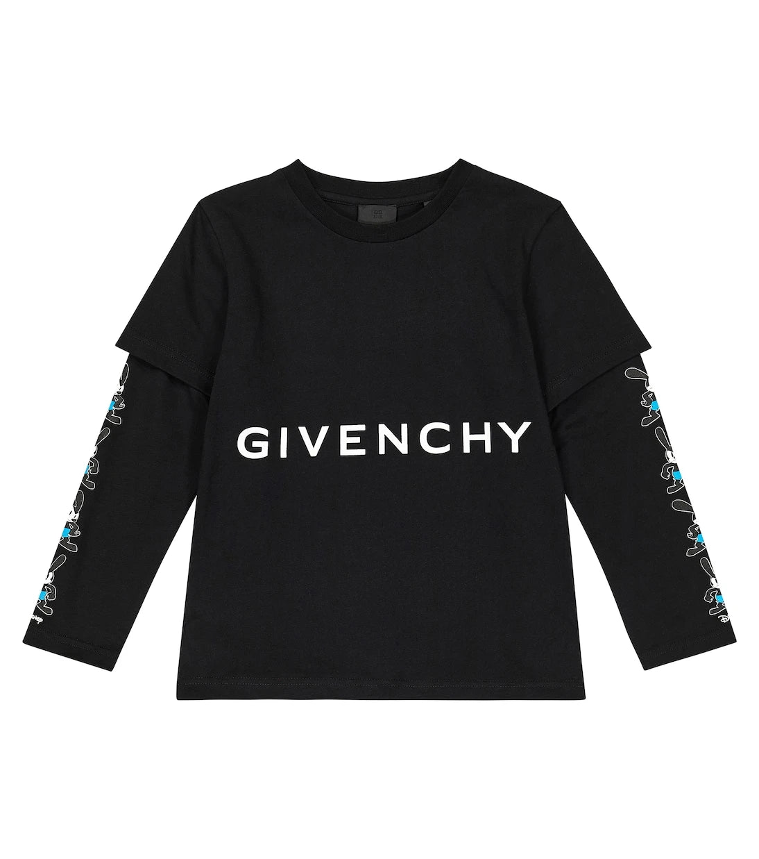 Givenchy Kids - تيشيرت قطني بشعار الماركة