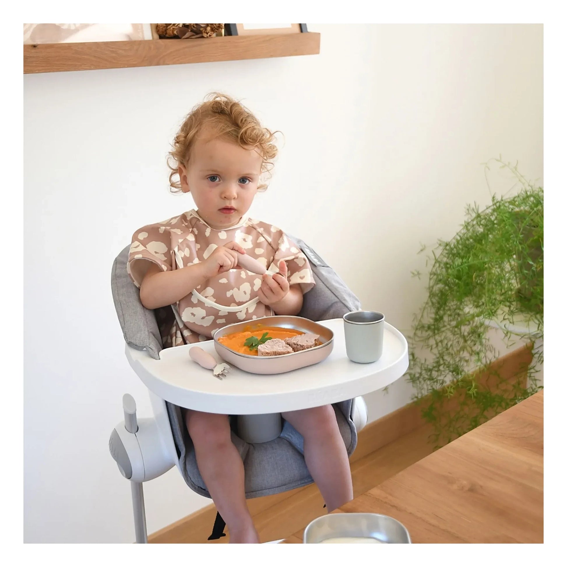 Béaba - Stainless steel lunch box | Peach