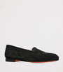 Black Suede Carla Loafers