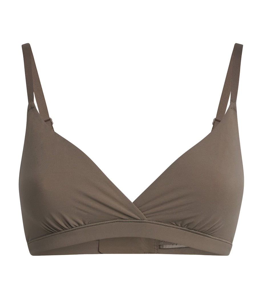 Brown Fits Everybody Crossover Bralette