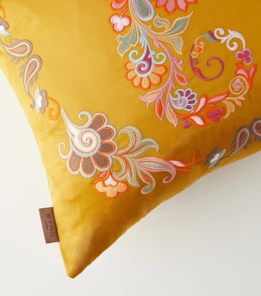 Etro - Kentia embroidered cotton cushion