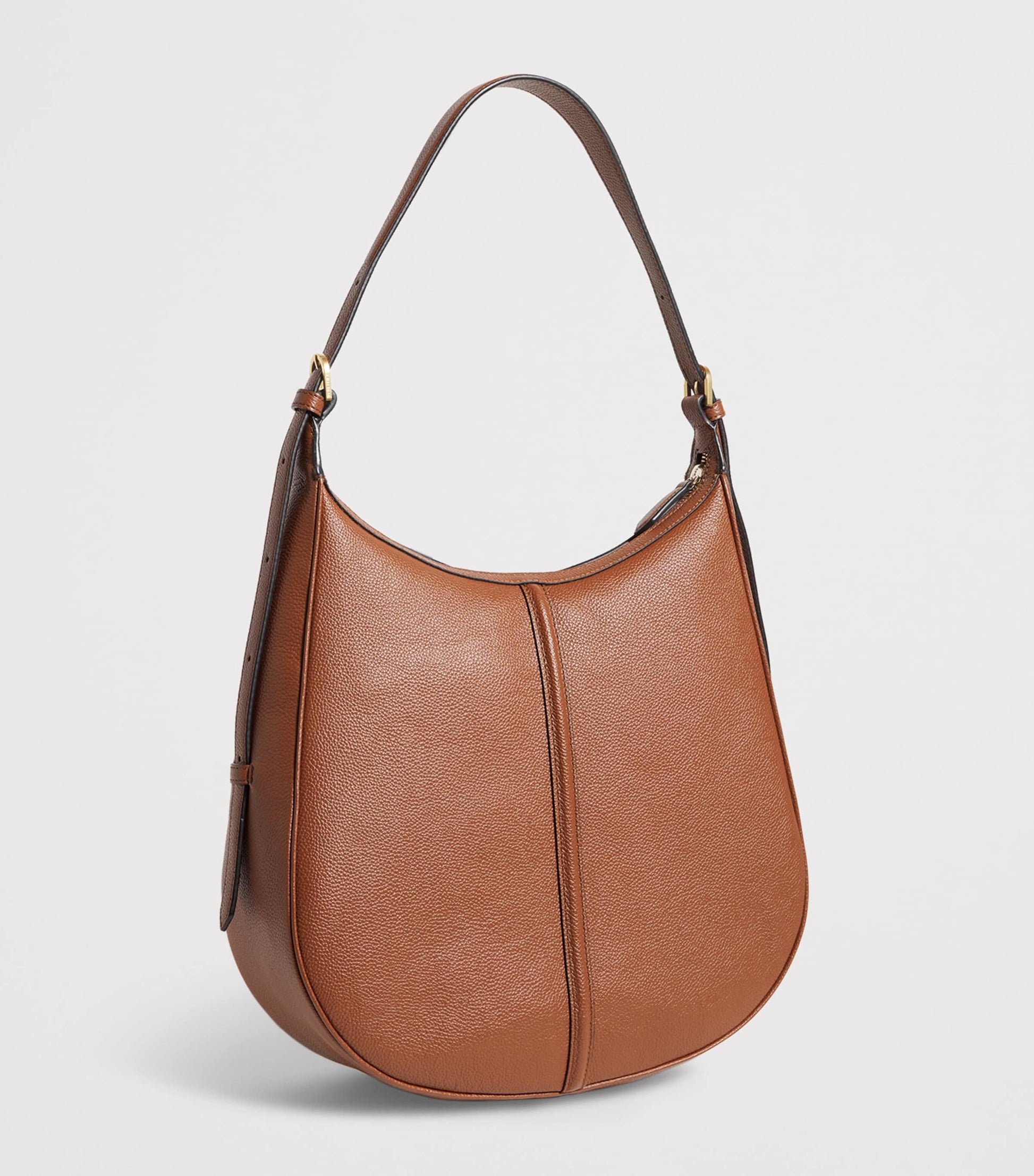 Demellier Beige Small Leather Siena Shoulder Bag