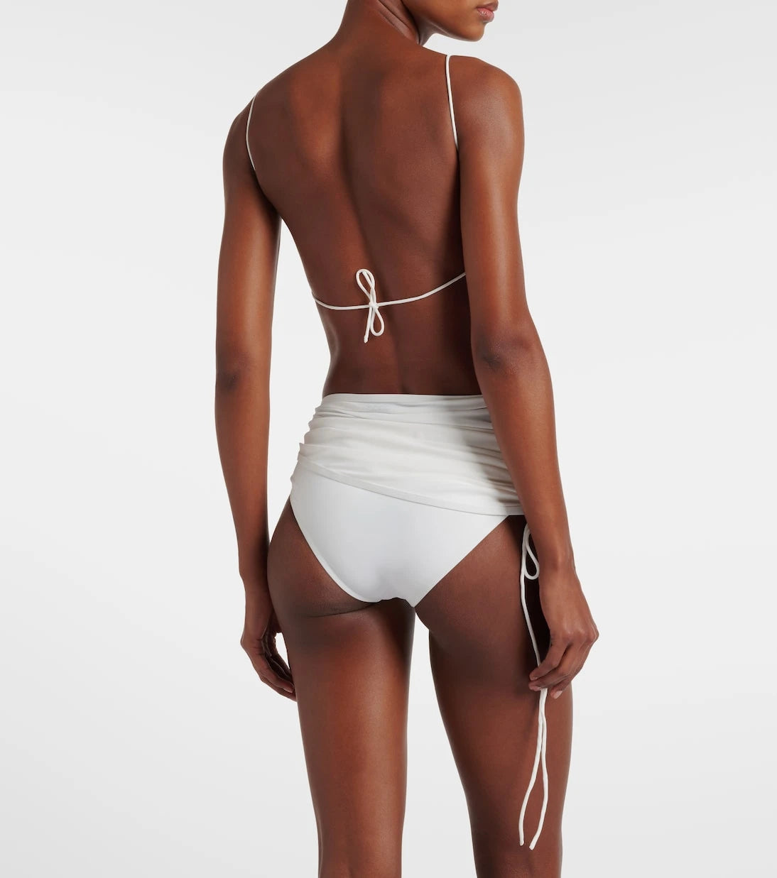 Christopher Esber - Ring-detail ruched bikini top