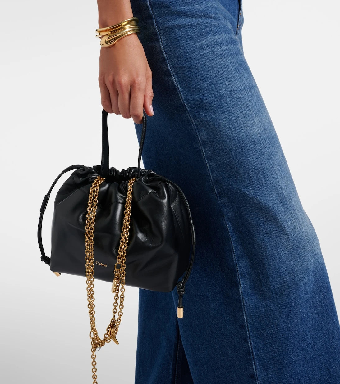 Chloé - Chloé Icons Small leather shoulder bag