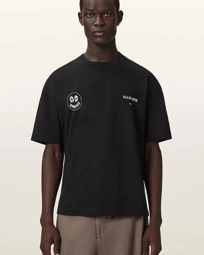 AllSaints erkek pamuklu tişört SPINNER