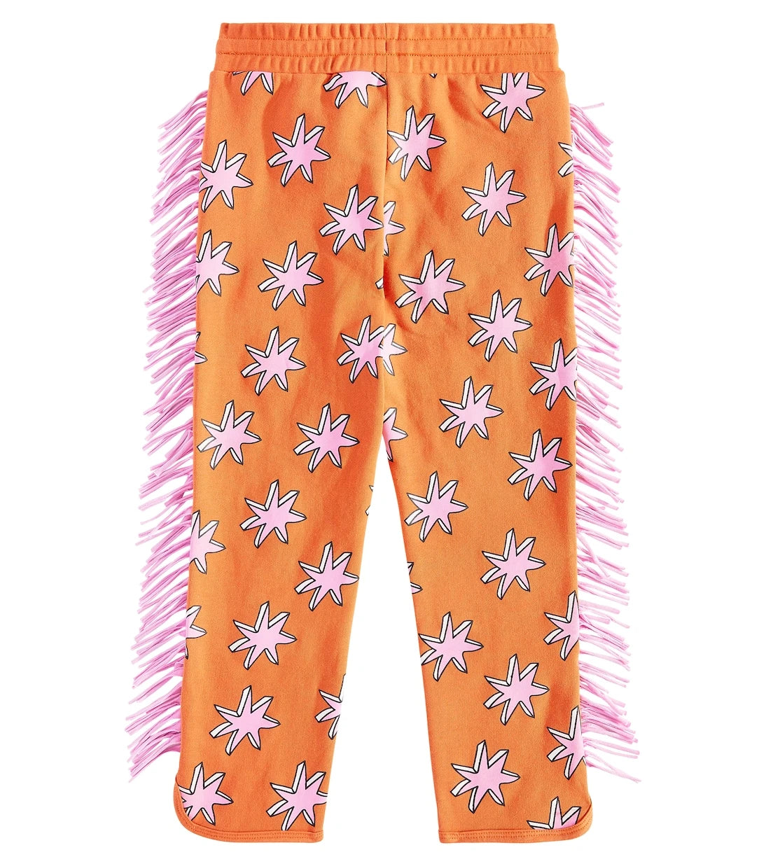 Stella McCartney Kids - بنطال رياضي قطني مطبوع بشراشيب