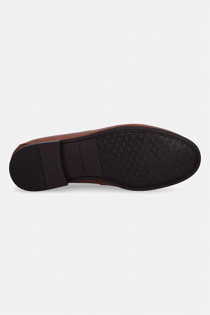 Tommy Hilfiger Erkek Deri FLEXIBLE SLIM LEATHER LOAFER Mokasen