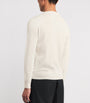 Isaia Beige Cashmere Crew-Neck Sweater