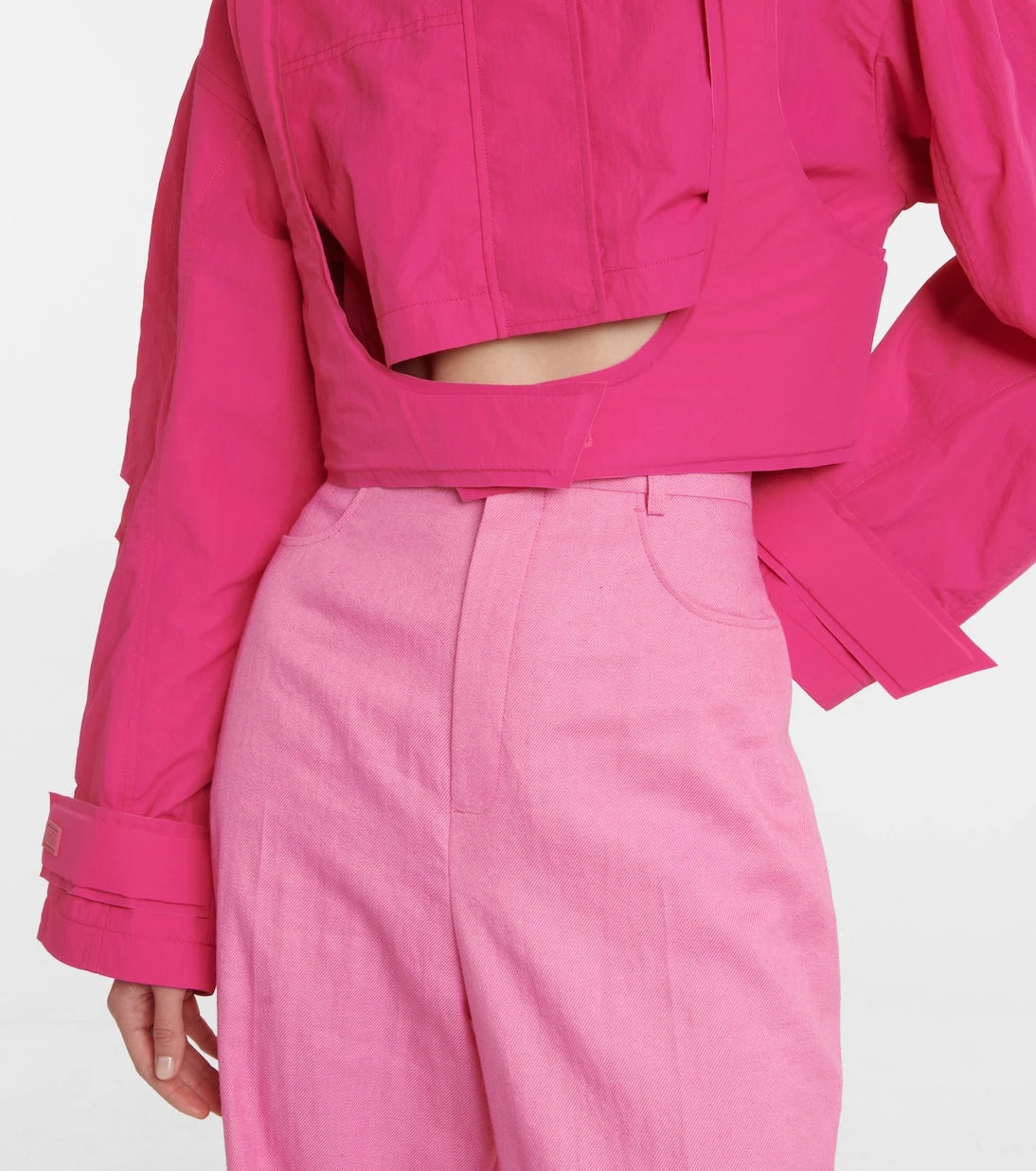 Jacquemus - La Parka Fresa cropped puffer jacket