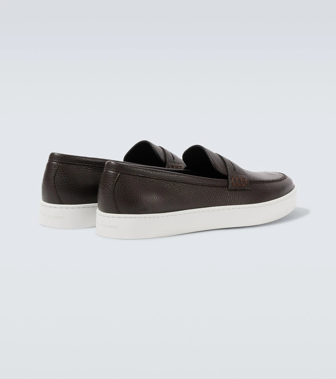 Manolo Blahnik - Ellis leather boat shoes