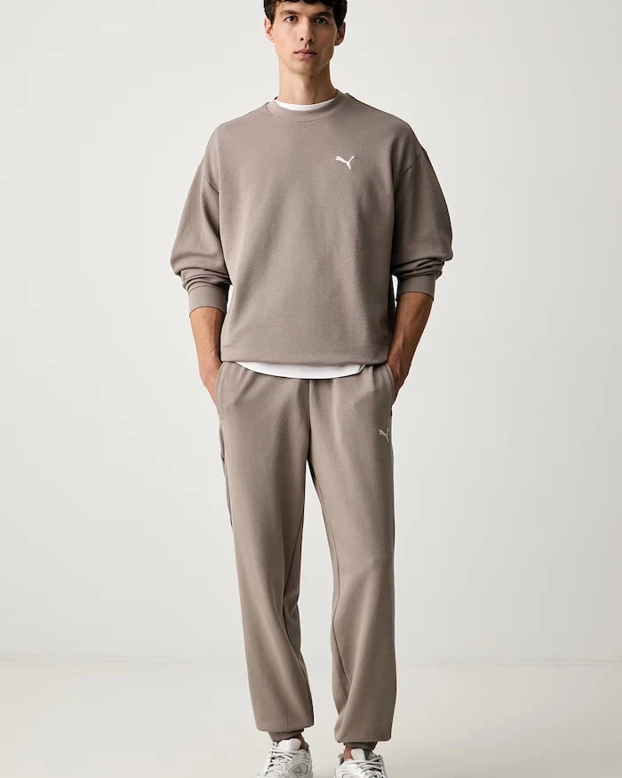 Puma erkek pamuklu Essentials Elevated sweatshirt