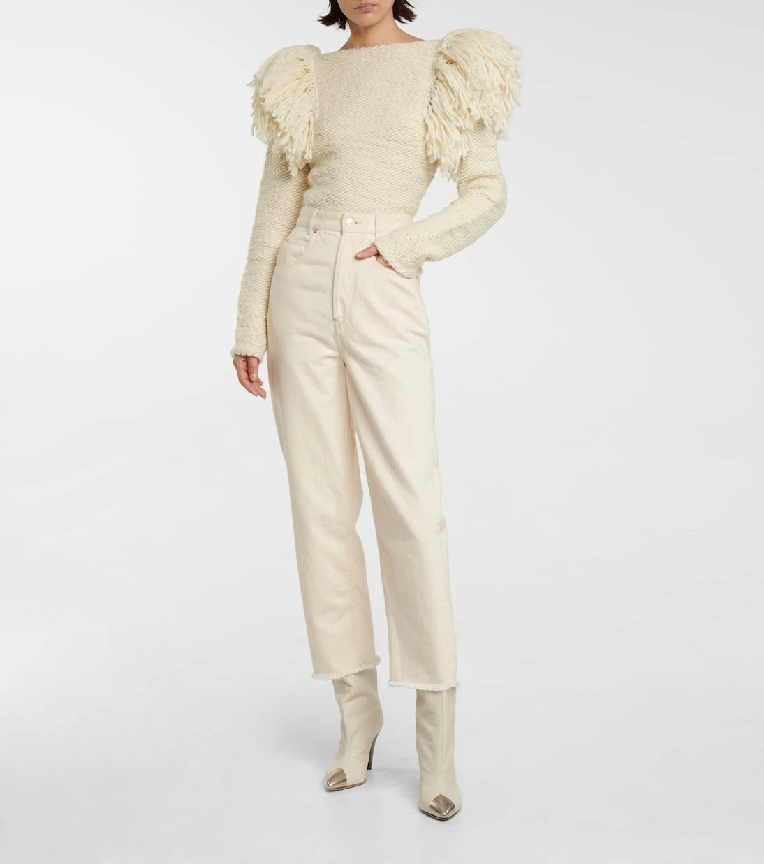 Isabel Marant - Sully fringed wool-blend sweater