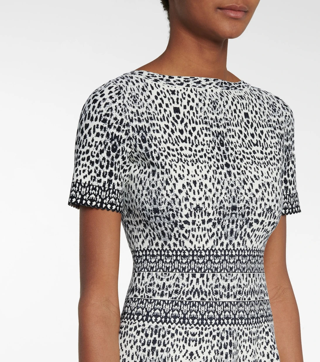 Alaïa - Stretch-jacquard minidress