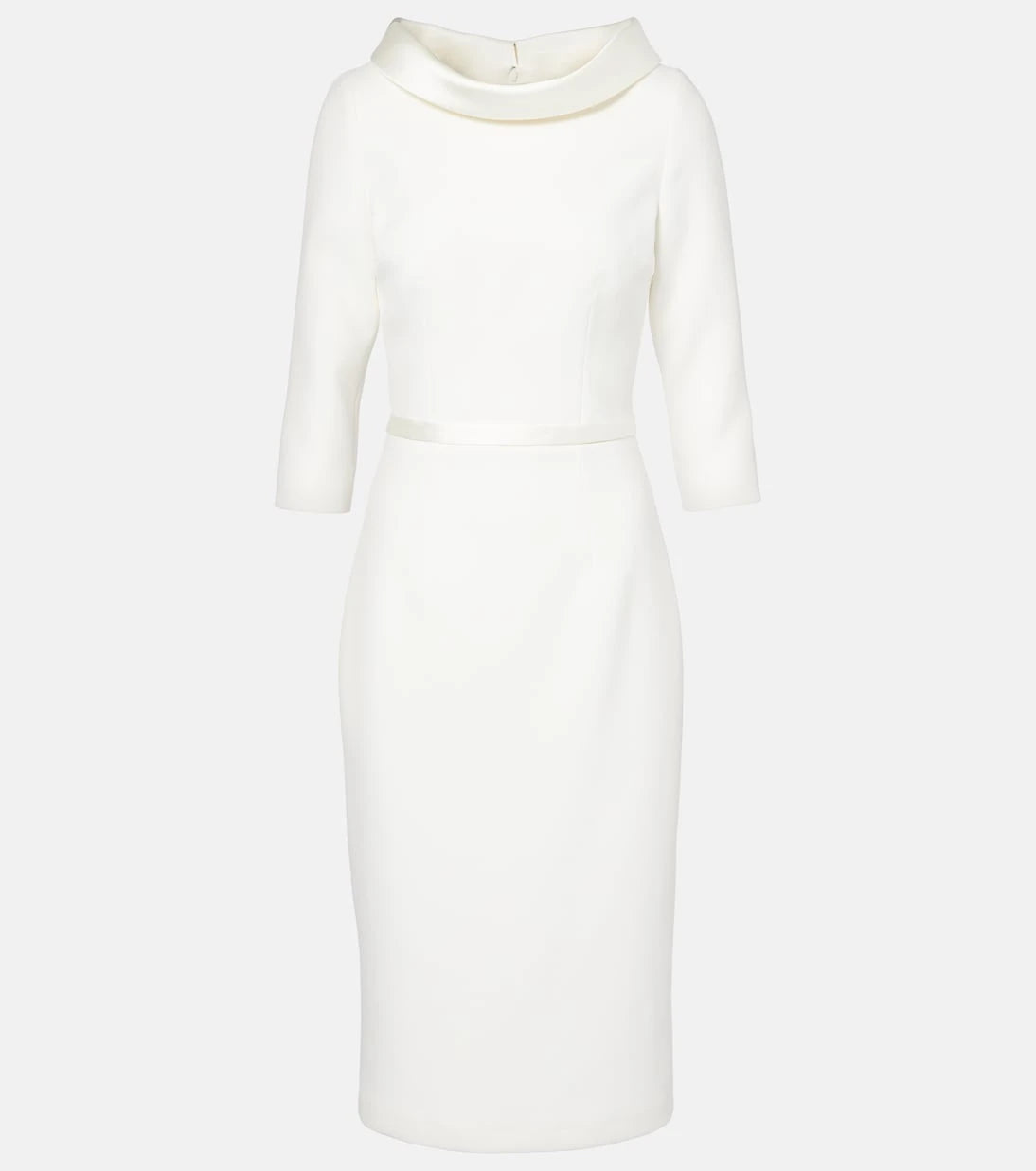 Safiyaa - Bridal Meryl crêpe midi dress