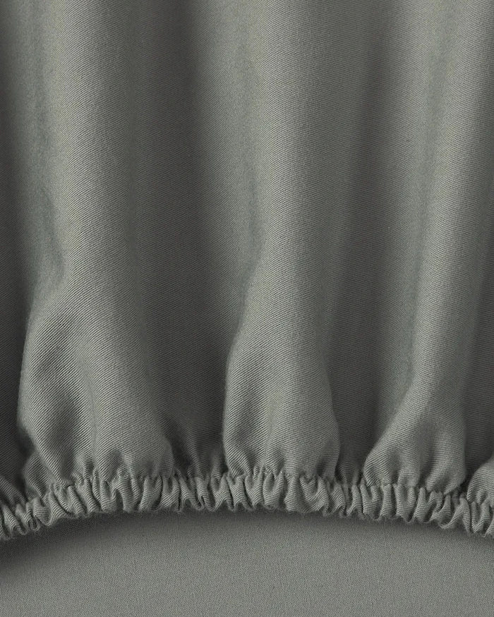 BOSS BEBOSS Khaki 90 x 200 cm Lastikli Pamuklu Çarşaf