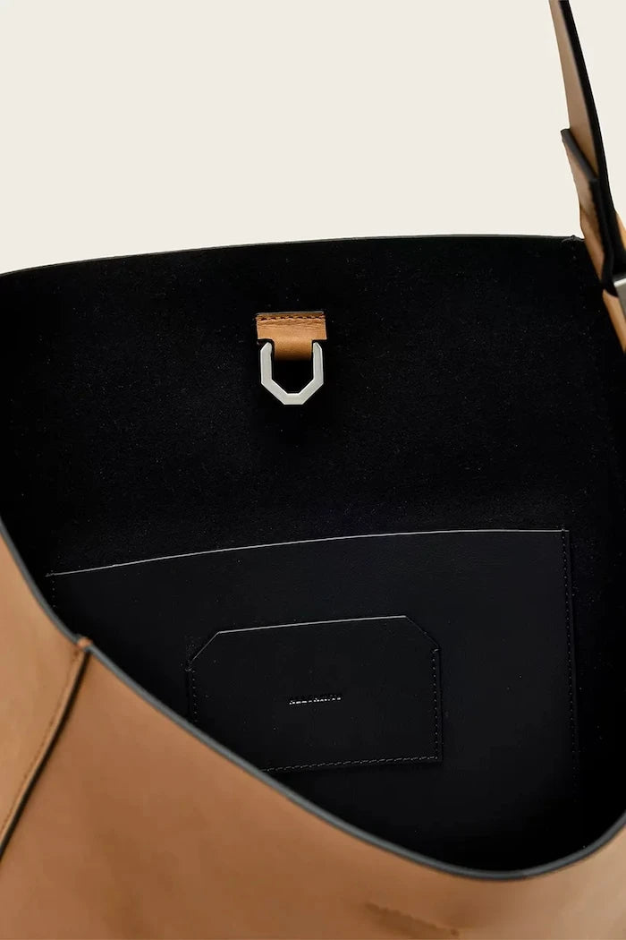 AllSaints чанта tote дамска от кожа LUNA