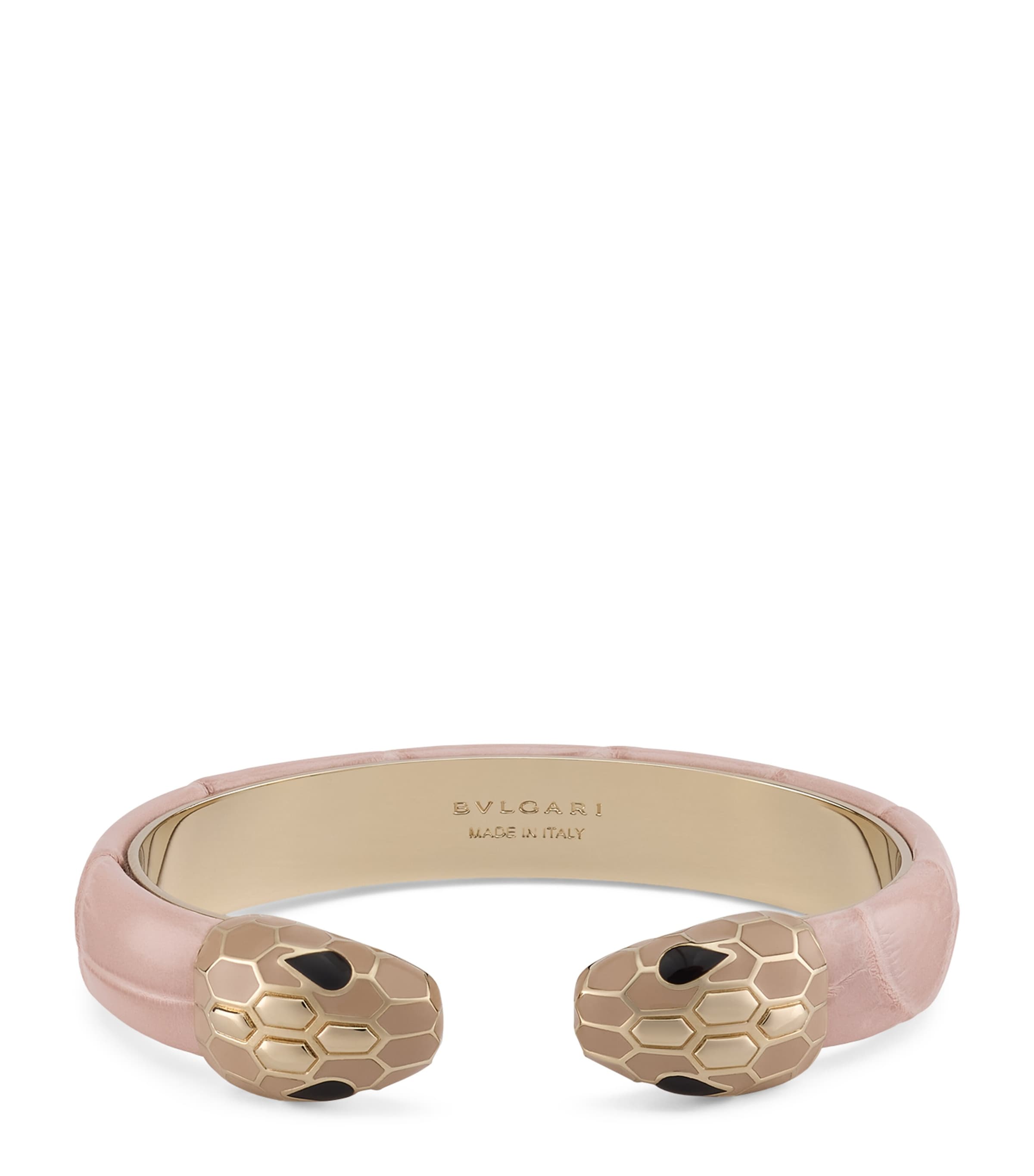 Galuchat Leather Serpenti Forever Bangle