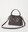 Brunello Cucinelli Brown Small Leather Mellow Bucket Bag
