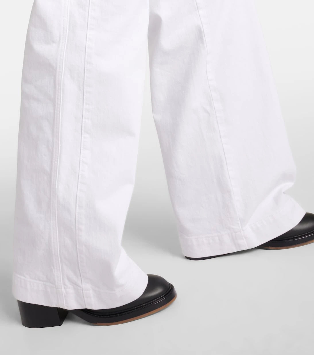 Frame - High-rise wide-leg pants