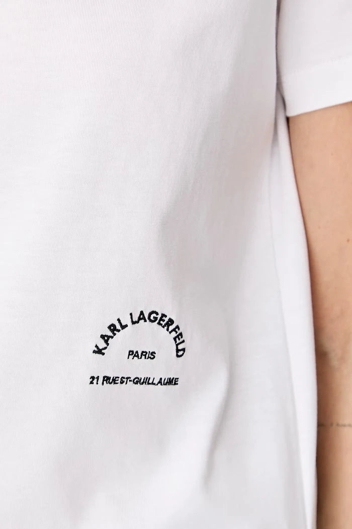 Karl Lagerfeld тениска basic дамска от памук