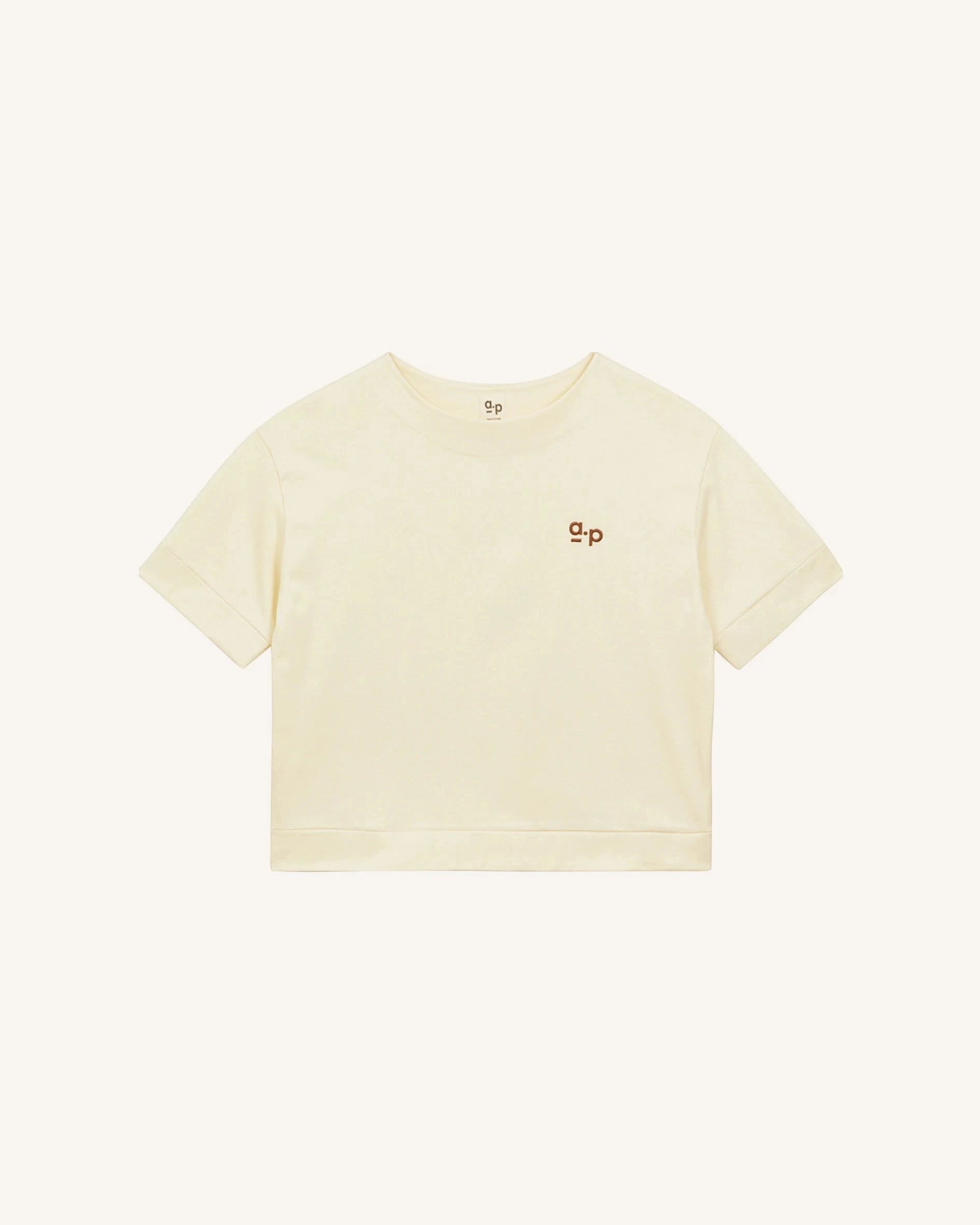 a.p - Jersey organic cotton T-shirt | Ecru
