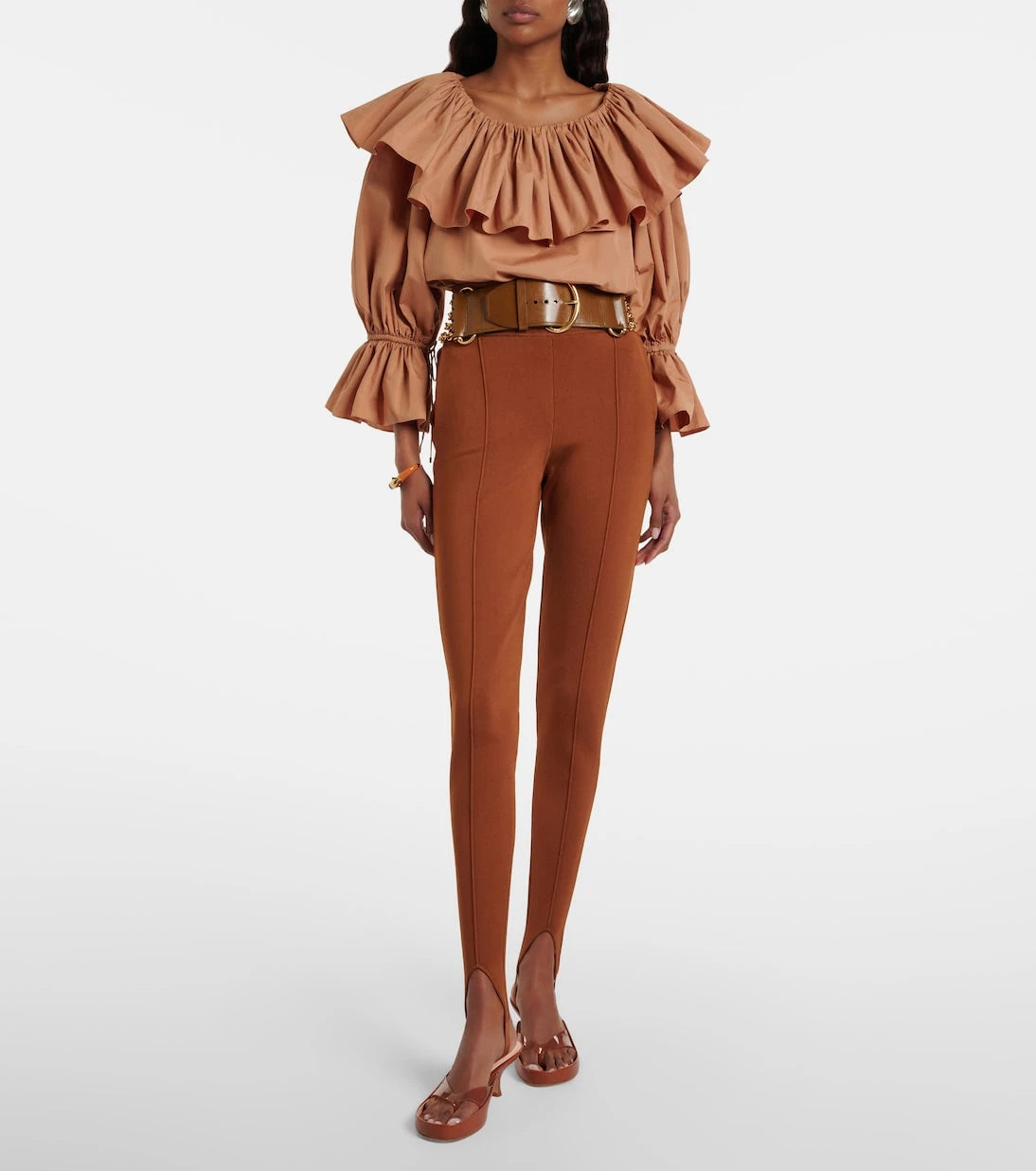 Chloé - High-rise stirrup leggings