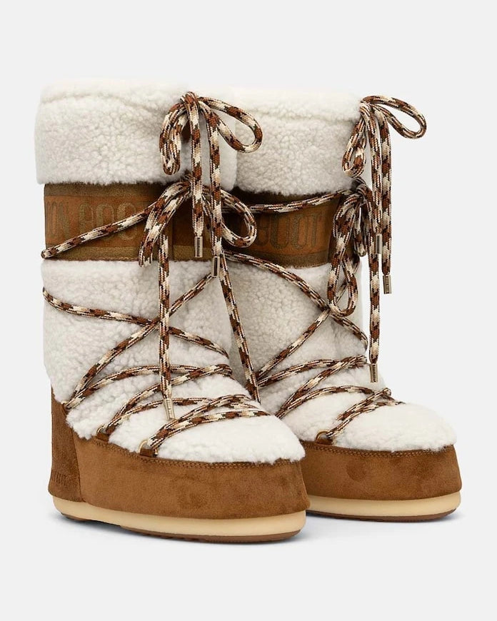 Moon Boot MB ICON SHEARLING Kadın Kürklü Kar Botu