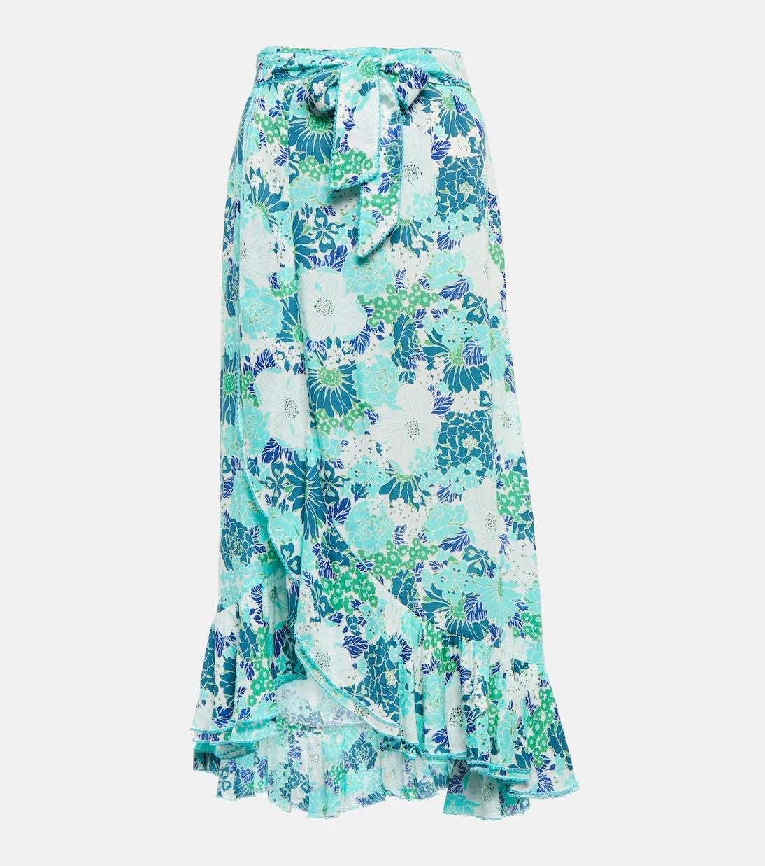 Poupette St Barth - Aude floral midi skirt