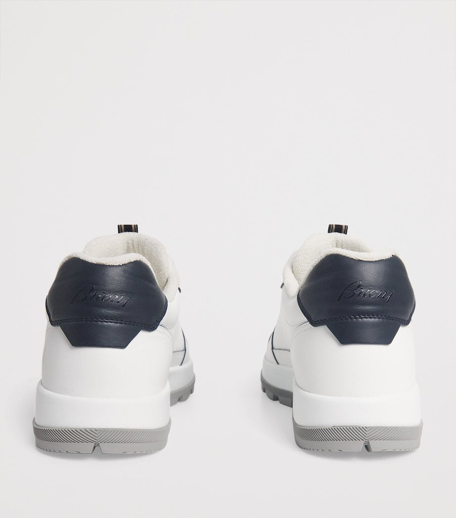 Brioni Leather Crossing Sneakers