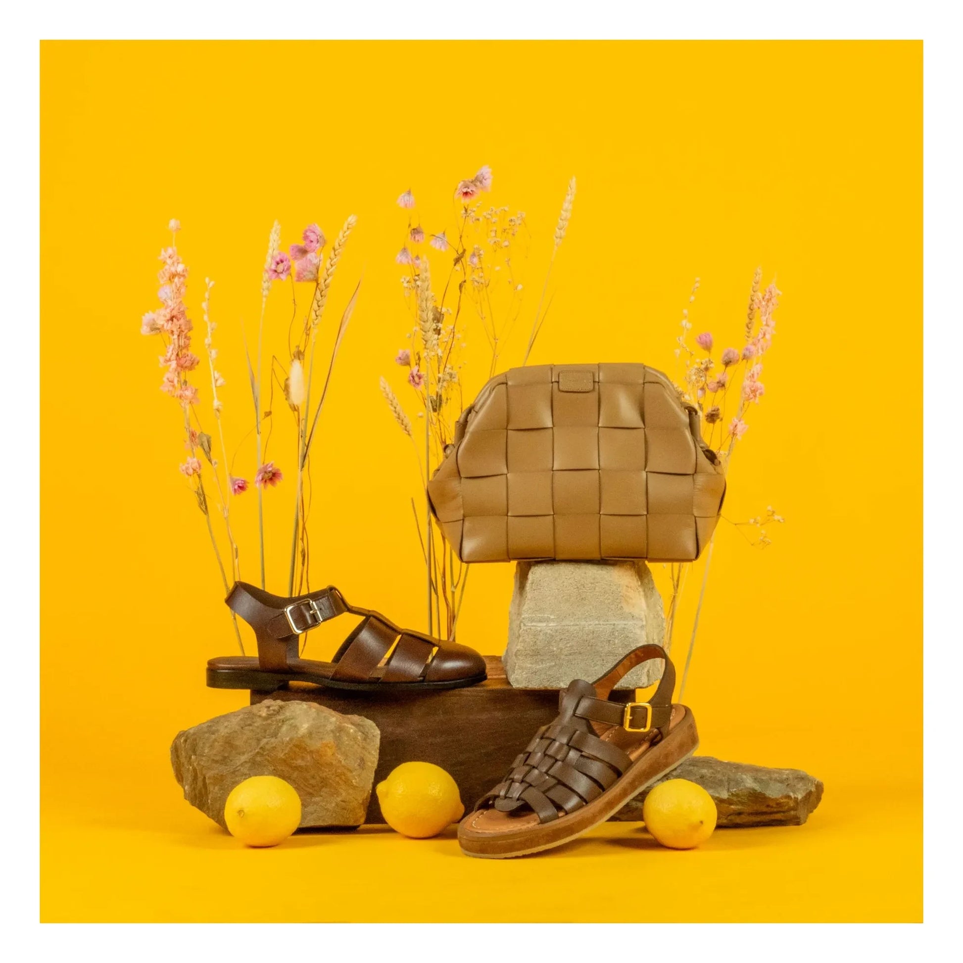 Anthology Paris - Sandals Omaha Creta | Taupe brown