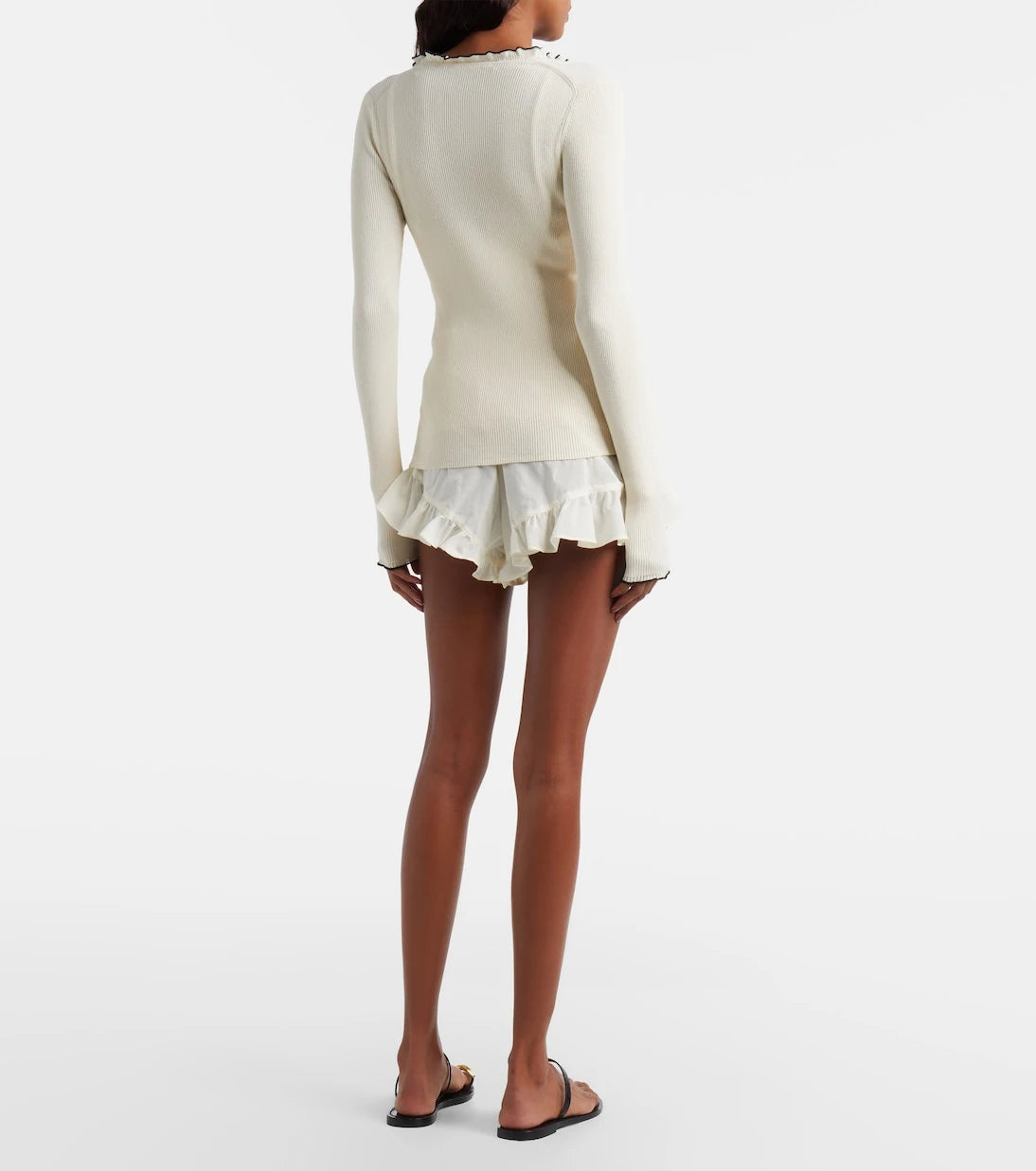 Montce - Ruffled cotton shorts