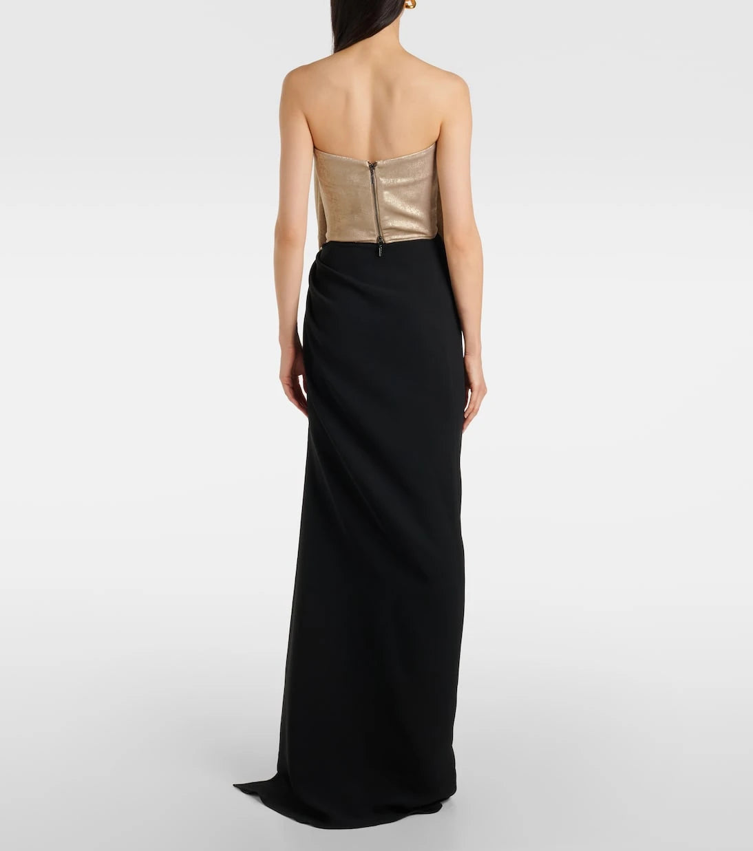 Maticevski - Zeal draped lamé top